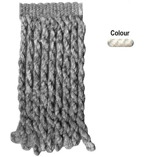 91063 Fringe Bullion 150mm White