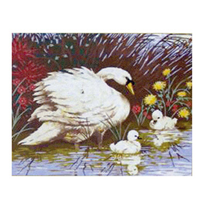 91917 Tapestry Mother Swan & Cygnets