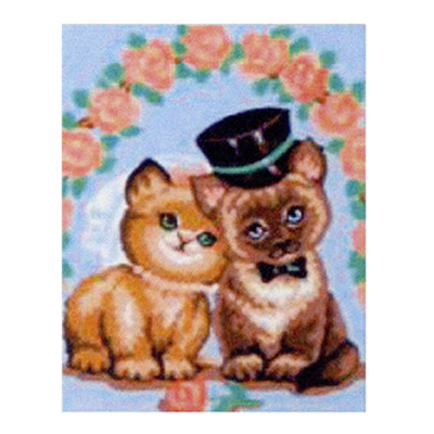91926 Tapestry Wedding Cats