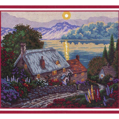 92028 Tapestry House & Lake Sunset