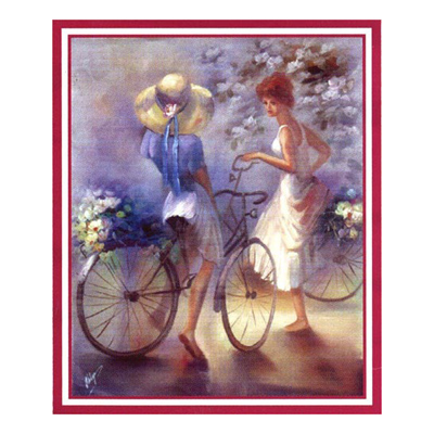 92037 Tapestry Ladies On Bikes