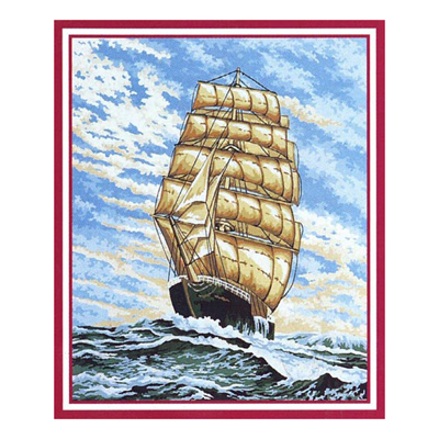 92040 Tapestry Sailing Ship