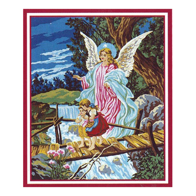92099 Tapestry Children With Angels