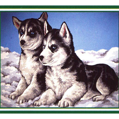 92131 Tapestry 2 Wolf Cubs
