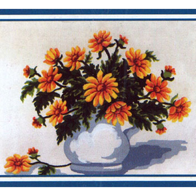 92220 Tapestry Flower Vase