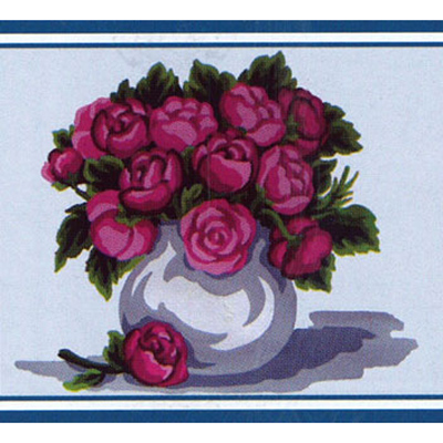 92221 Tapestry Flower Vase