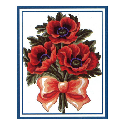 92225 Tapestry Bouquet Red