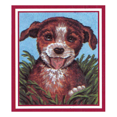 92317 Tapestry Puppy In Grass