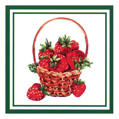 92397 Tapestry Strawberry Basket Set 2