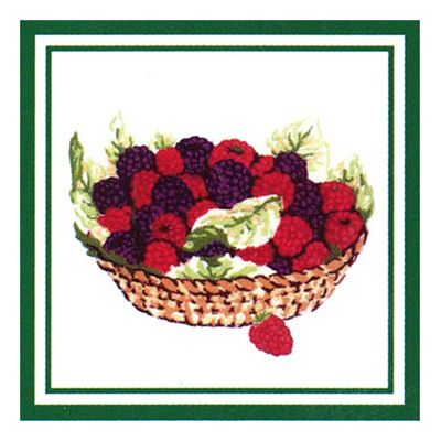 92402 Tapestry Berries Basket Set 2