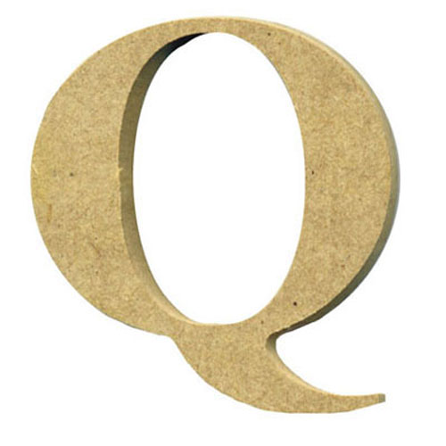 92532 Mdf Letter 170mm Symbol Q