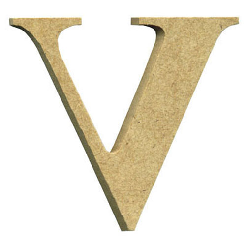 92537 Mdf Letter 170mm Symbol V