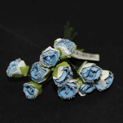 92604 Flower Glass Small Sky White