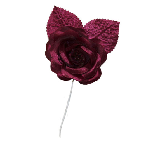 92655 Flower With Bead Extra Large Wine