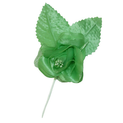 92668 Flower X/large With Bead Mint