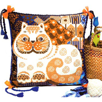 92841 Cross Stitch Cushion Kit 40cmx40cm Multi Colour