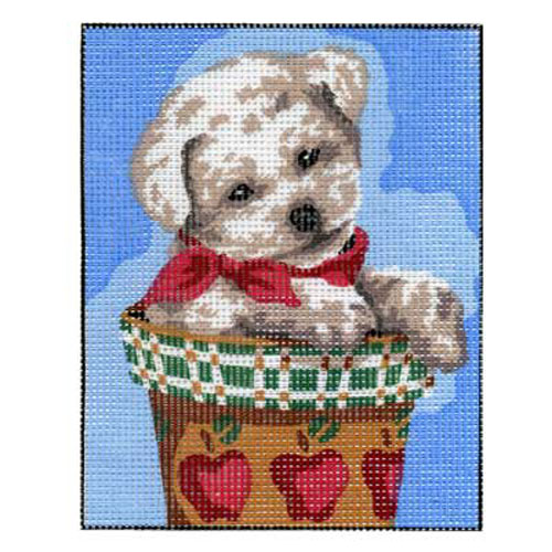 92926 Tapestry Dog In Pot