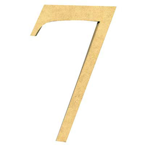 92966 Mdf Number 60mmx6mm Number 7