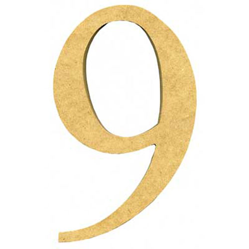 92978 Mdf Number 170mmx12mm Number 9