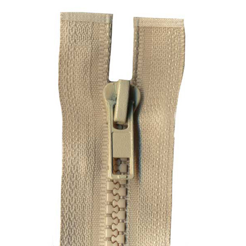 93104 Zip Open End 45cm Light Beige