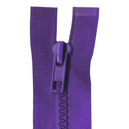 93174 Zip Open End 65cm Purple