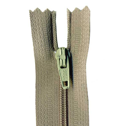 93257 Zip Dress 30cm Light Khaki