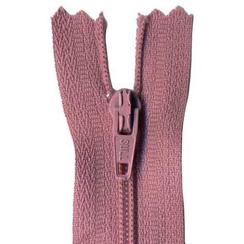 93281 Zip Dress 18cm Dusty Pink