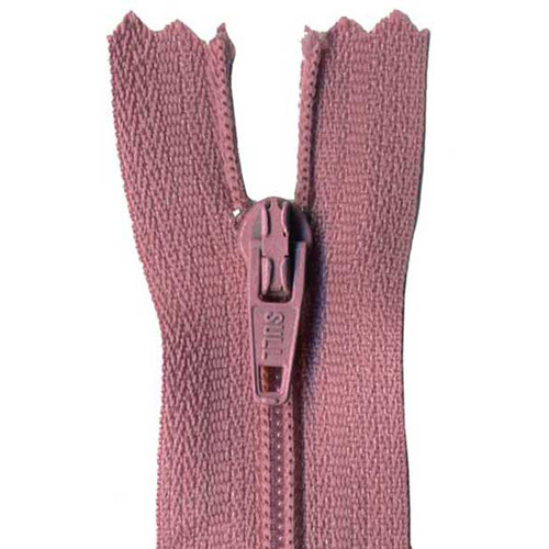 93299 Zip Dress 35cm Dusty Pink