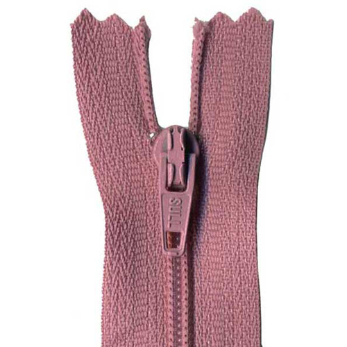 93310 Zip Dress 50cm Dusty Pink