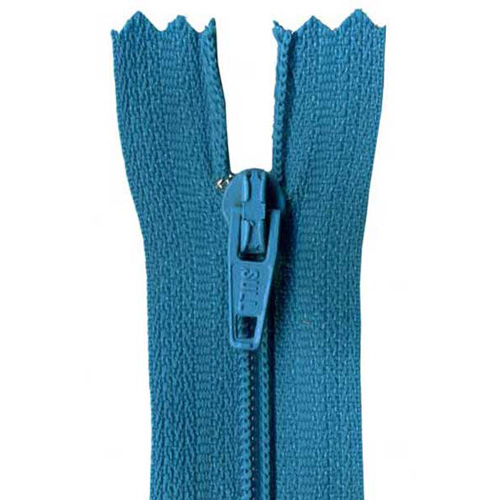 93320 Zip Dress 55cm Peacock