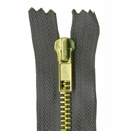 93332 Zip Jean 18cm Grey