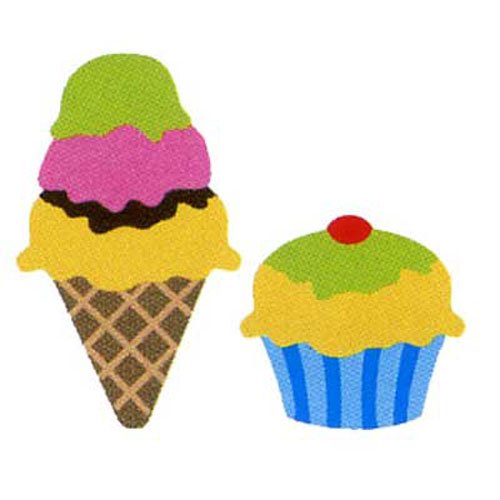 93509 Ezcut Standard Paper Die Ice Cream