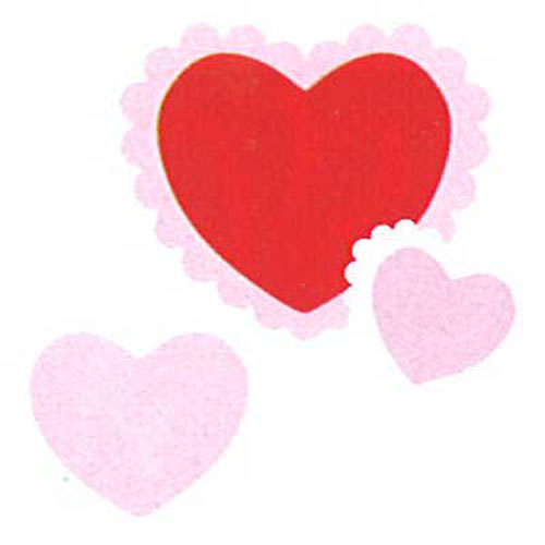 93663 Ezcut Standard Paper Die Heart Frames