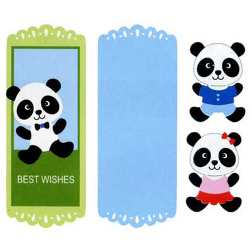 93713 Ezcut Standard Paper Die Panda Bookmark