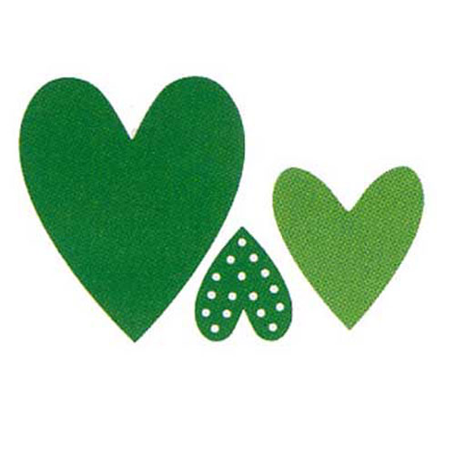 93767 Ezcut Thick Paper Die Hearts