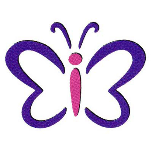 93799 Ezcut Double Embossing Plate Butterfly