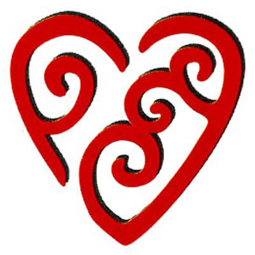 93813 Ezcut Embossing Plate Heart