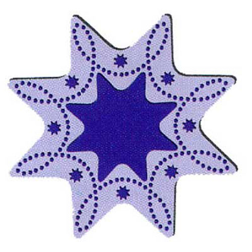 93816 Ezcut Embossing Plate Star