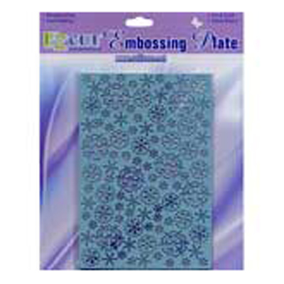93837 Ezcut Embossing Plate Snowbead Flake
