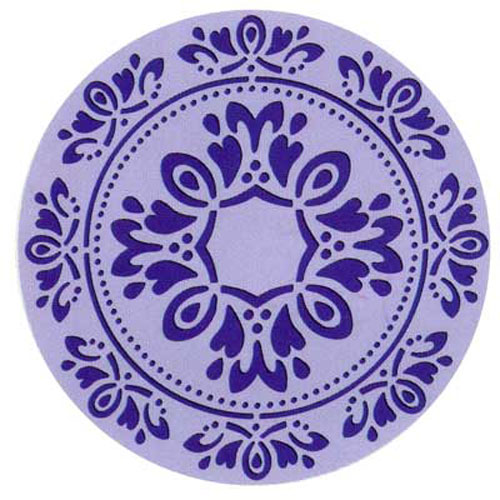 93850 Ezcut Embossing Plate Round Pattern