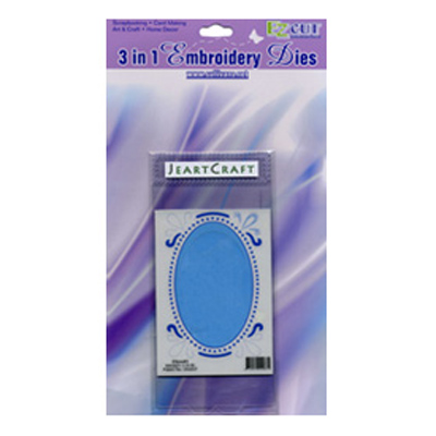 93852 Ezcut Embroidery, Emboss & Die Cut Ellipse