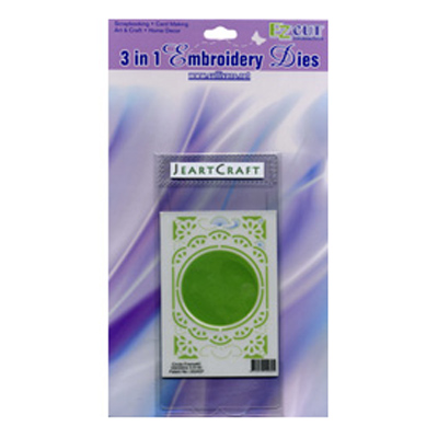 93853 Ezcut Embroidery, Emboss & Die Cut Circframe