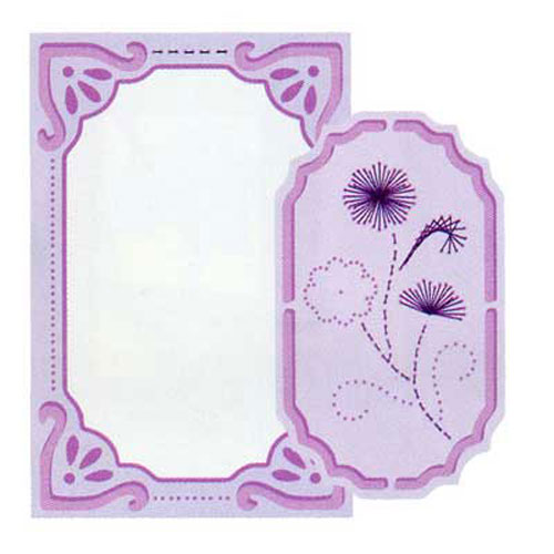 93854 Ezcut Embroidery, Emboss & Die Cut Flower
