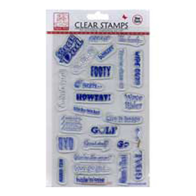 93870 Clear Stamps Sport Slang
