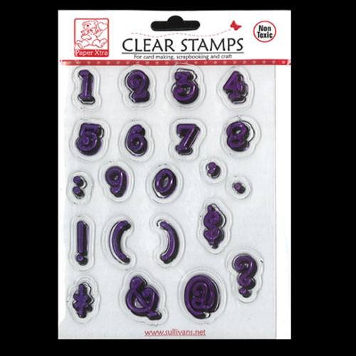 93873 Clear Stamps Number Fonts