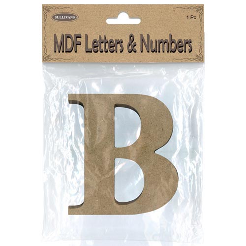 93901 Mdf Letter B 105mm