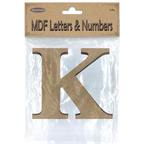93910 Mdf Letter K 105mm