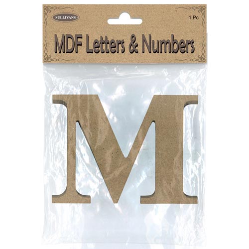 93912 Mdf Letter M 105mm