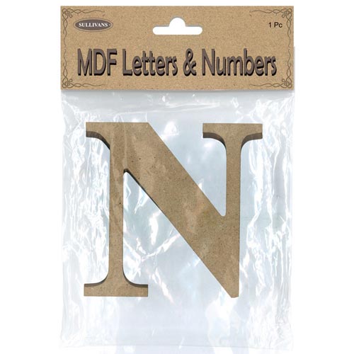 93913 Mdf Letter N 105mm