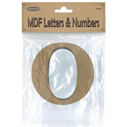 93914 Mdf Letter O 105mm